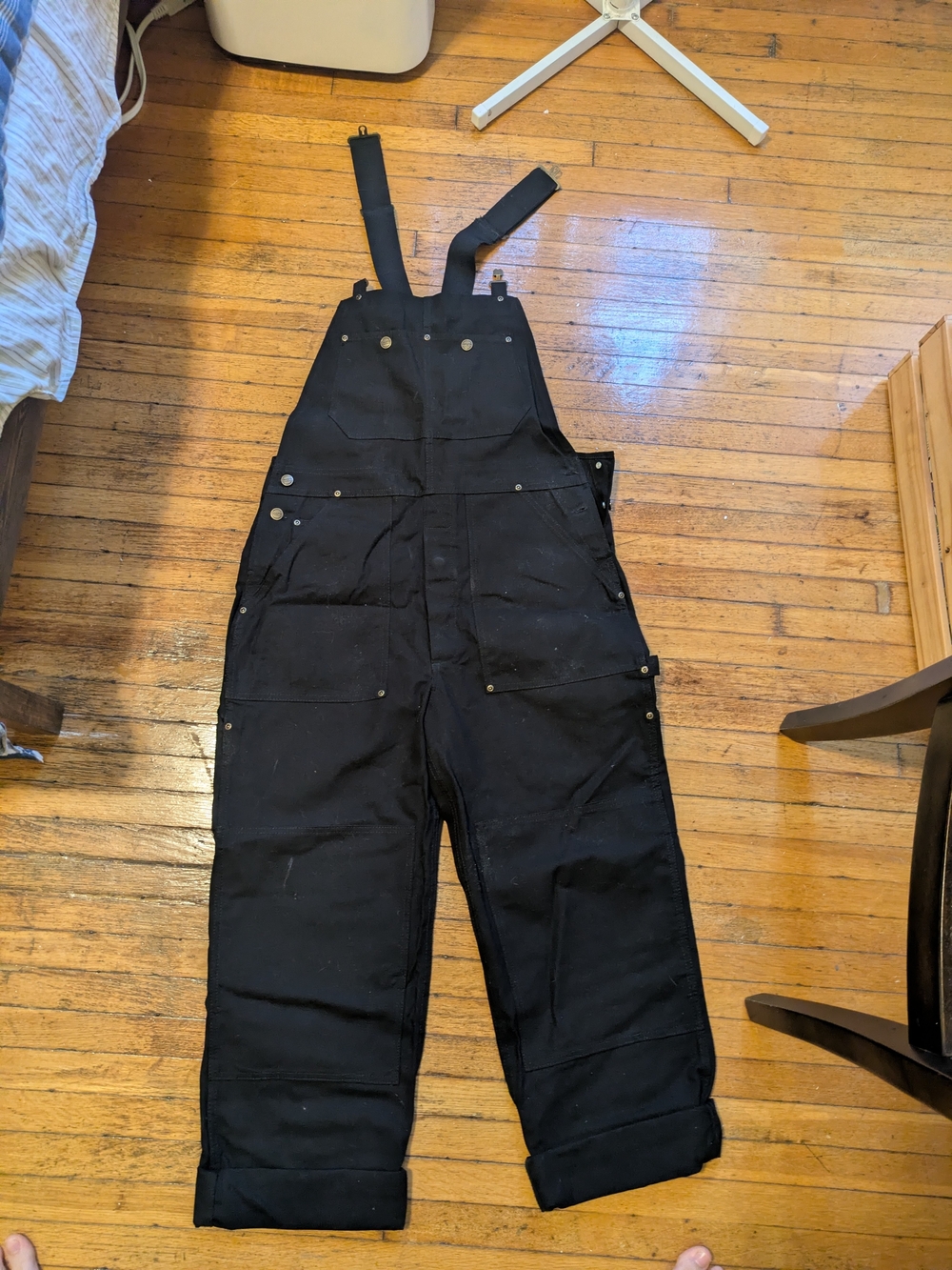 Dakota Black Men's Utility Overalls